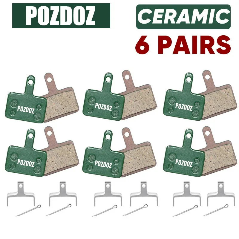 POZDOZ MTB Keramik Straßenbremsbeläge für SHIMANO B01S B05S Mountainbike Hydraulische Scheibenbremsbeläge Fahrrad Radfahren Teile – Detail 2