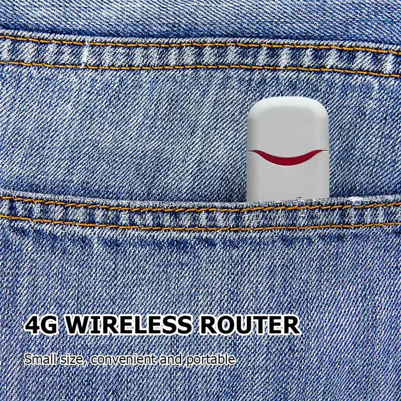 ABYP 4G LTE Wifi Router Wireless 150Mbps Portable USB Modem SIM Card Pocket Hotspot Dongle Mobile Broadband For Home Office Use