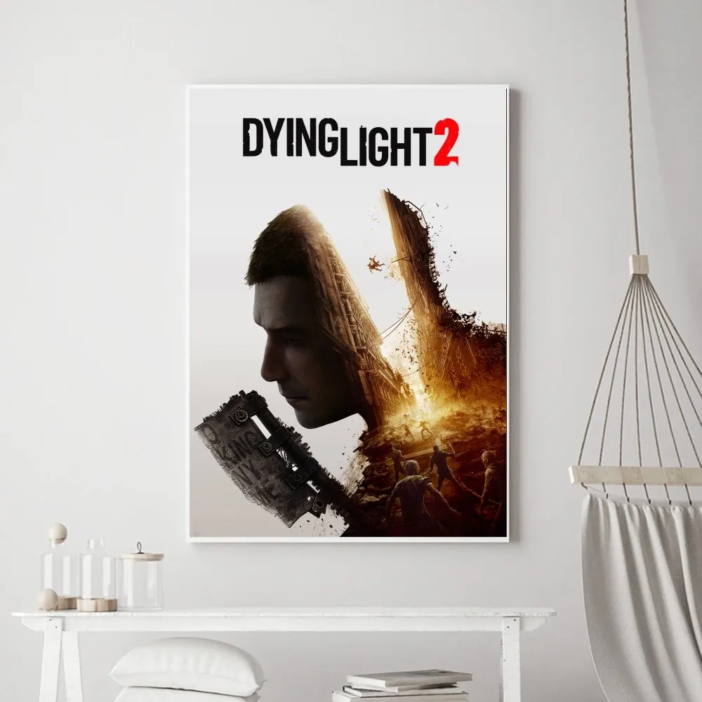 Dying Light 2 1 Hot Video Game Poster Prints Poster Wall Painting Bedroom Living Room Wall Bar Restaurant Sticker Small