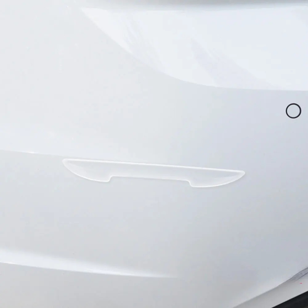 4Pcs Car Door Clear Anti-collision Protector Bar Stickers Side Edge Protection Guards Rear View Mirror Cover Protection Strip