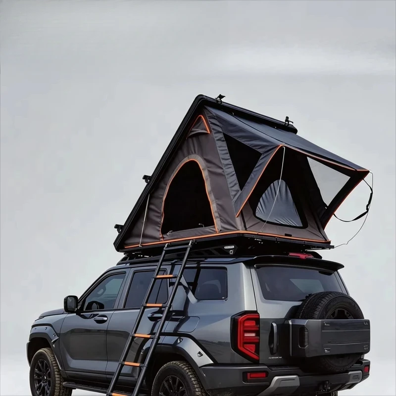 Roof Tent Aluminum Alloy Hardtop Ultra-Thin All Season Single-Layer Quick Start Waterproof And Sunscreen