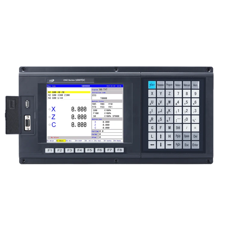 Lathe And Milling Machine For The Integration Of The CNC Controller