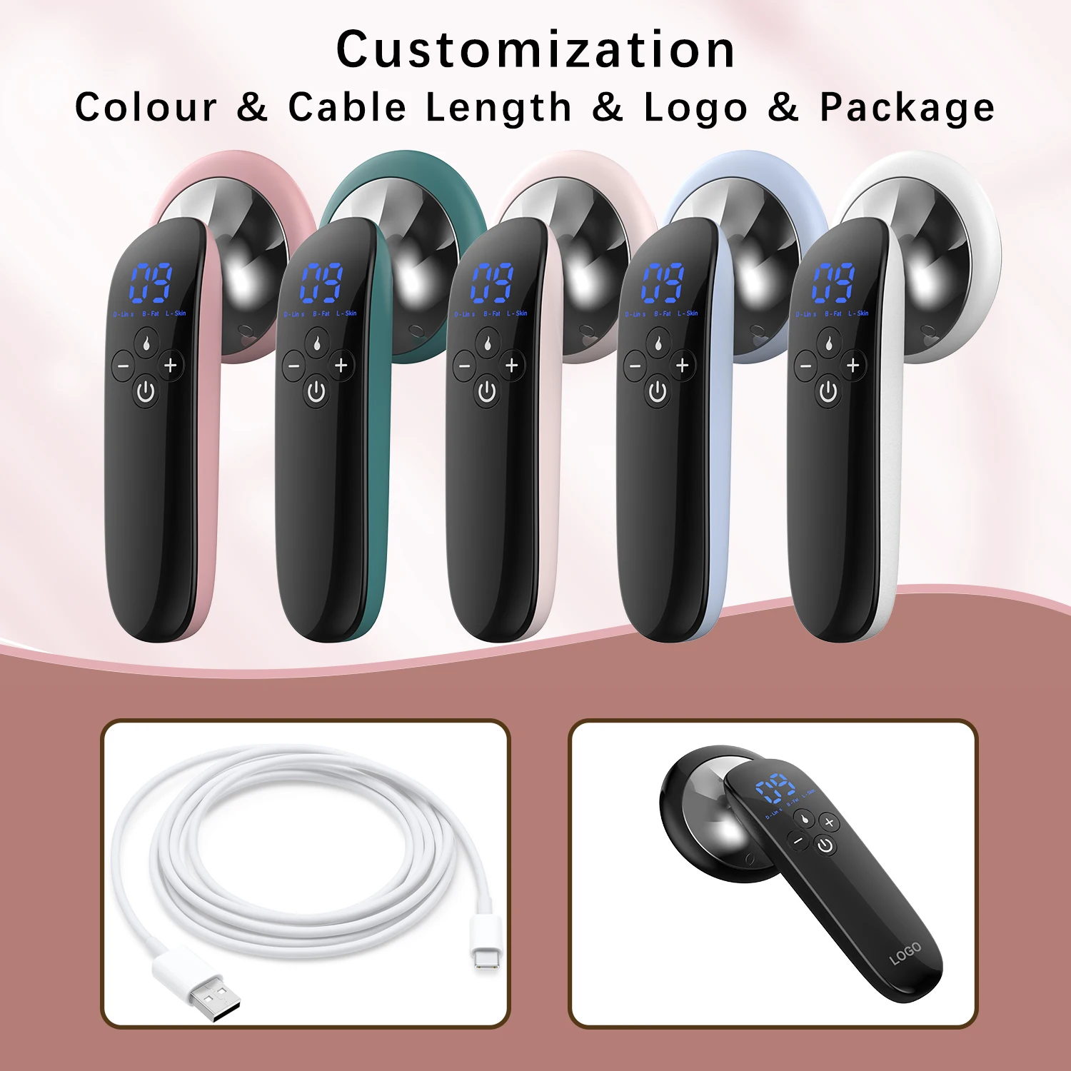 2025 جودة عالية تخفيض تشكيل الجسم حرق الدهون يده مزيل السيلوليت 3 في 1 جهاز تخسيس الجسم الكهربائي المحمول