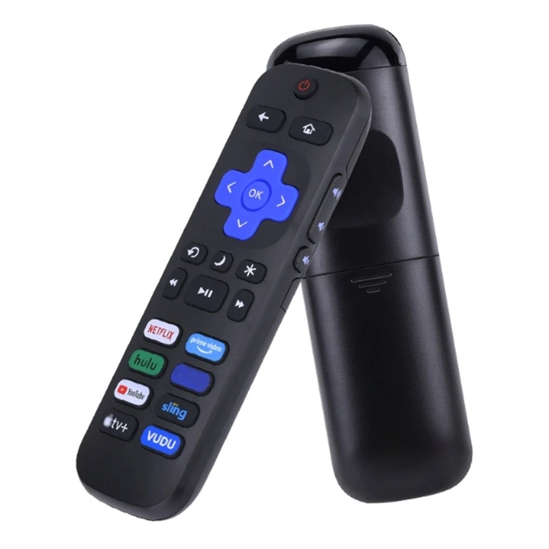 جهاز تحكم عن بعد بديل لتلفزيون Roku لـ TCL Roku/Hisense Roku/Onn Roku/Philips Roku TVs Youtube Function Remote Controller