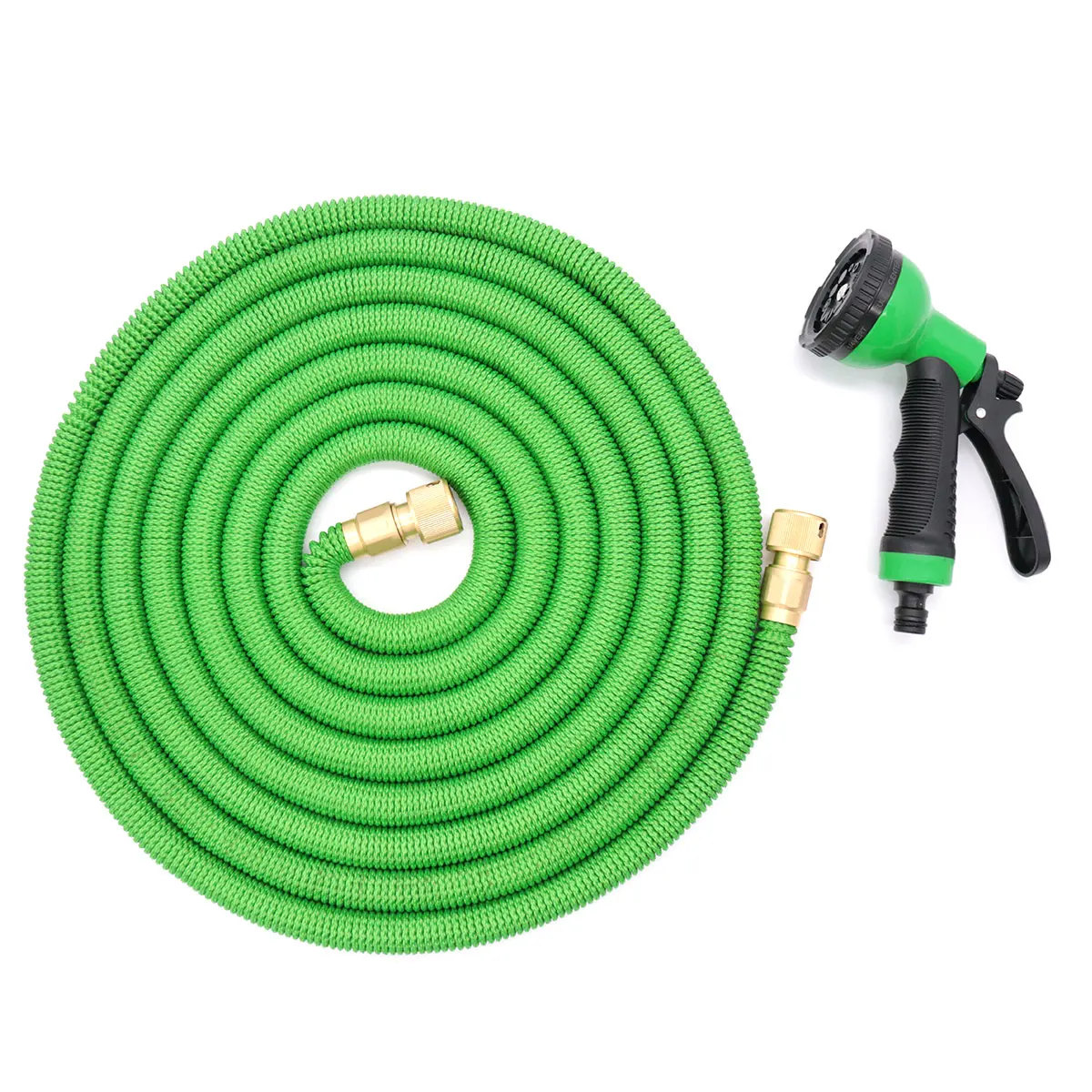 

Garden Expandable Magic Hose 3 Times Telescopic Flexible High Pressure Car Wash Garden Watering Pistol Hose With Spray Water Gun