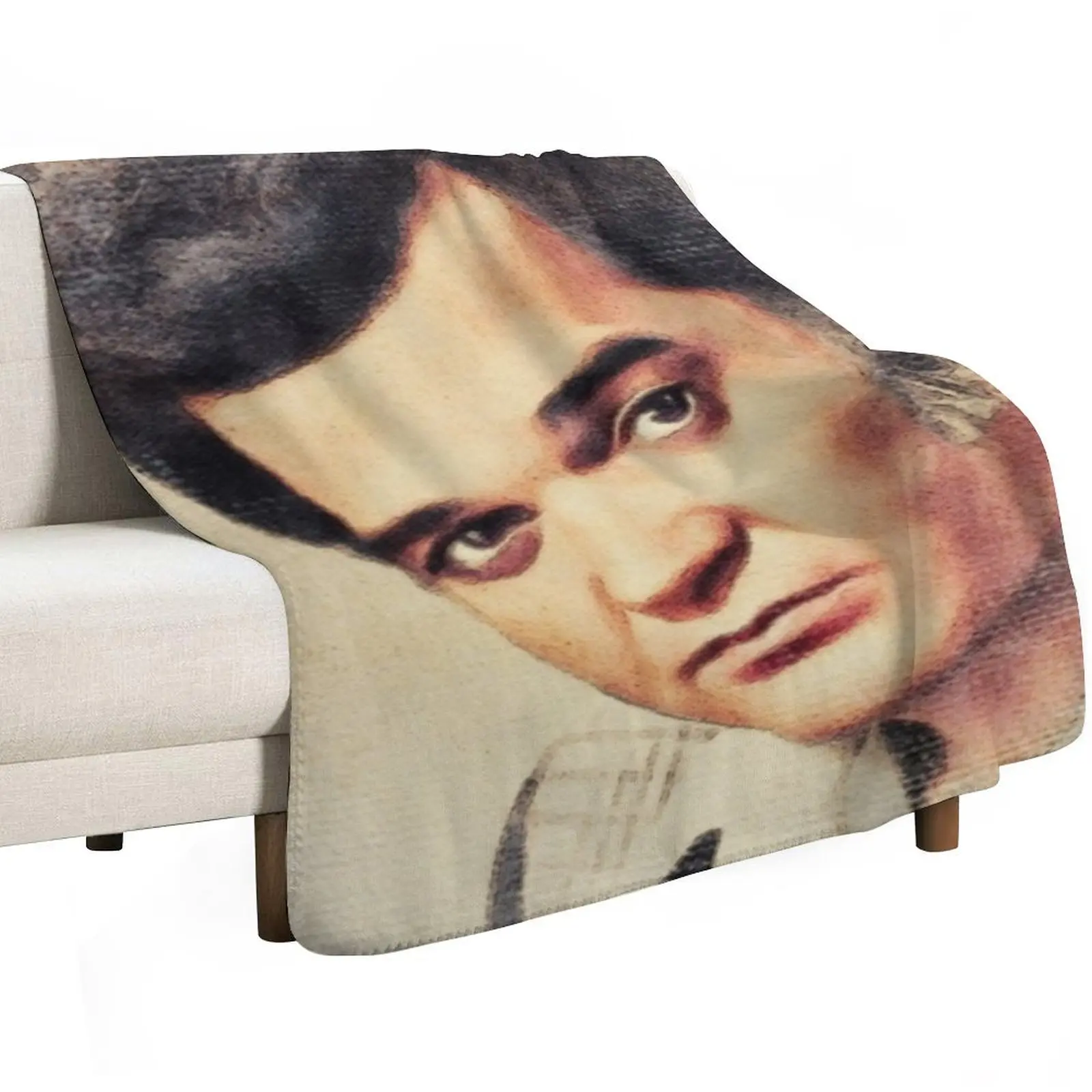 Conway Twitty, Music Legend Throw Blanket Travel Size Cozy Blanket for Plane Train