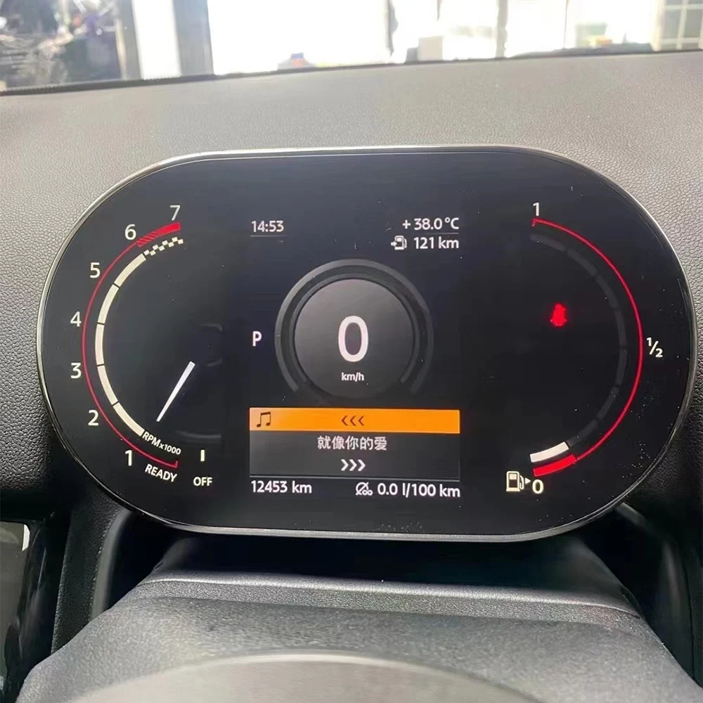 Panel Instrumen Digital 7 Inci Virtual Cockpit untuk Mini 2014-2023, Layar LCD Multimedia Mobil, Speedometer