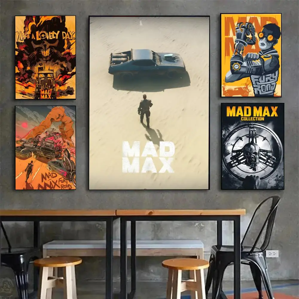ملصق كرتوني Mad Max-M حديث مقاوم للماء عالي الدقة ملصق فني جداري ذاتي اللصق ديكور جمالي للمنزل