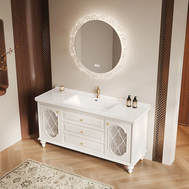 ^Perfume Mirror Bathroom Cabinet Makeup Display Corner Narrow Space Saver Cupboard Luxury Modern Jewelry Gabinete Hotel Furnitur