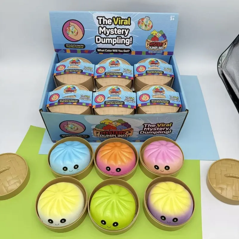 Xiaolongbaozi decompression artifact pinch music gift blind box steamed bun decompression toy