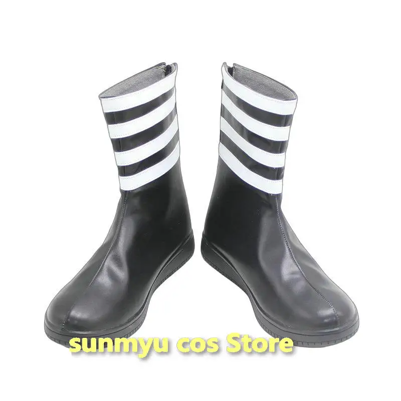 Tokusou Sentai Dekaranger Robot Black boots Cosplay Shoes Custom Size
