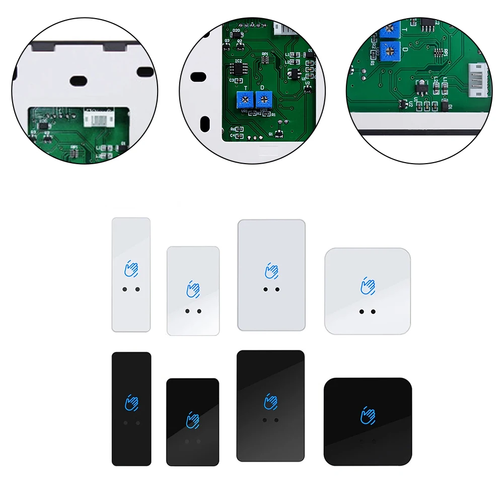 Touchless Infrared Sensor Switch 12V/24V Touchless Infrared Sensor Switch  Contactless Control Button  With Led Mechanical Life