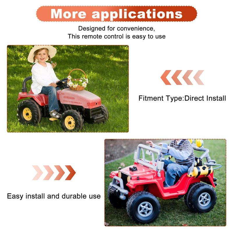 Children's Electric Car FCC Kids Electric Car 2.4G Bluetooth Controller For Children Electric Vehicle Parts