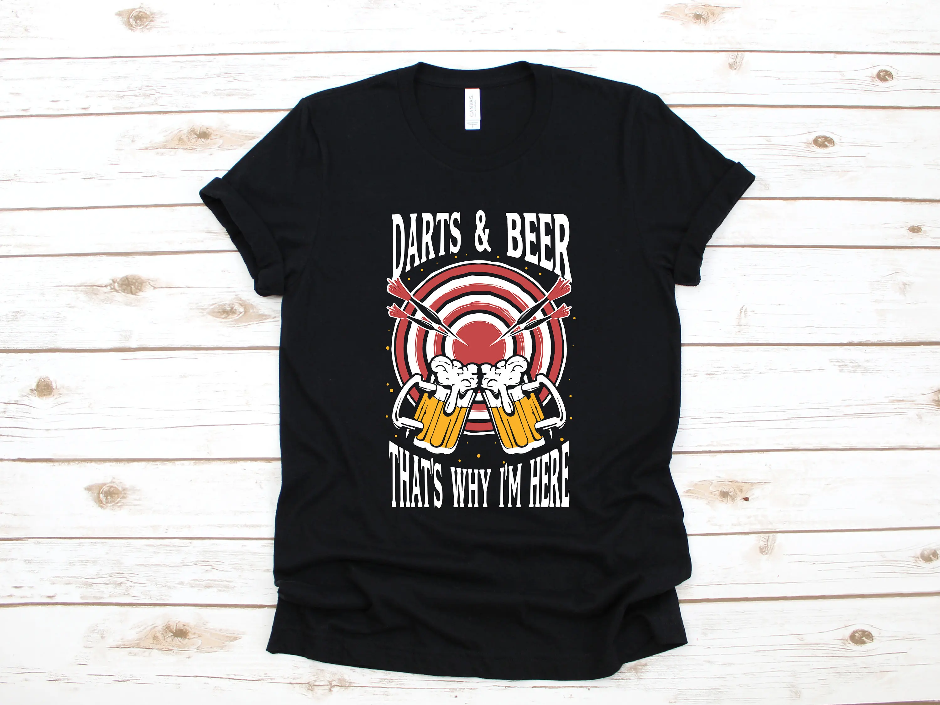 Darts And Beer T Shirt Funny Sweat Dartboard