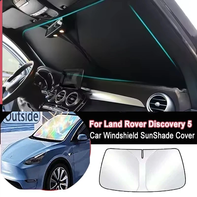 

For Land Rover Discovery 5 2017-2026Car Windshield Sunshade Cover Front Window Sun Shade Heat Insulation Summer Auto Accessories
