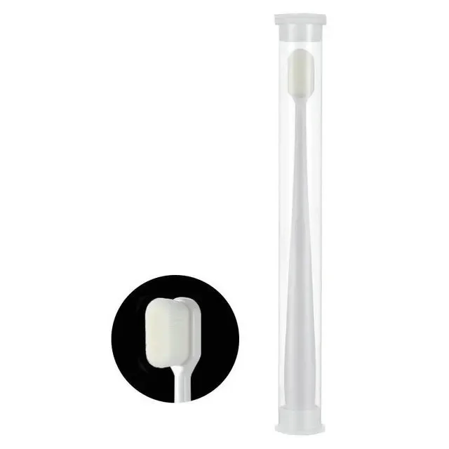 10000 Hairs Soft Hair Eco Friendly Toothbrush Portable Travel Tooth Brush with Box Soft Fiber Nano Toothbrush Oral Hygiene Care