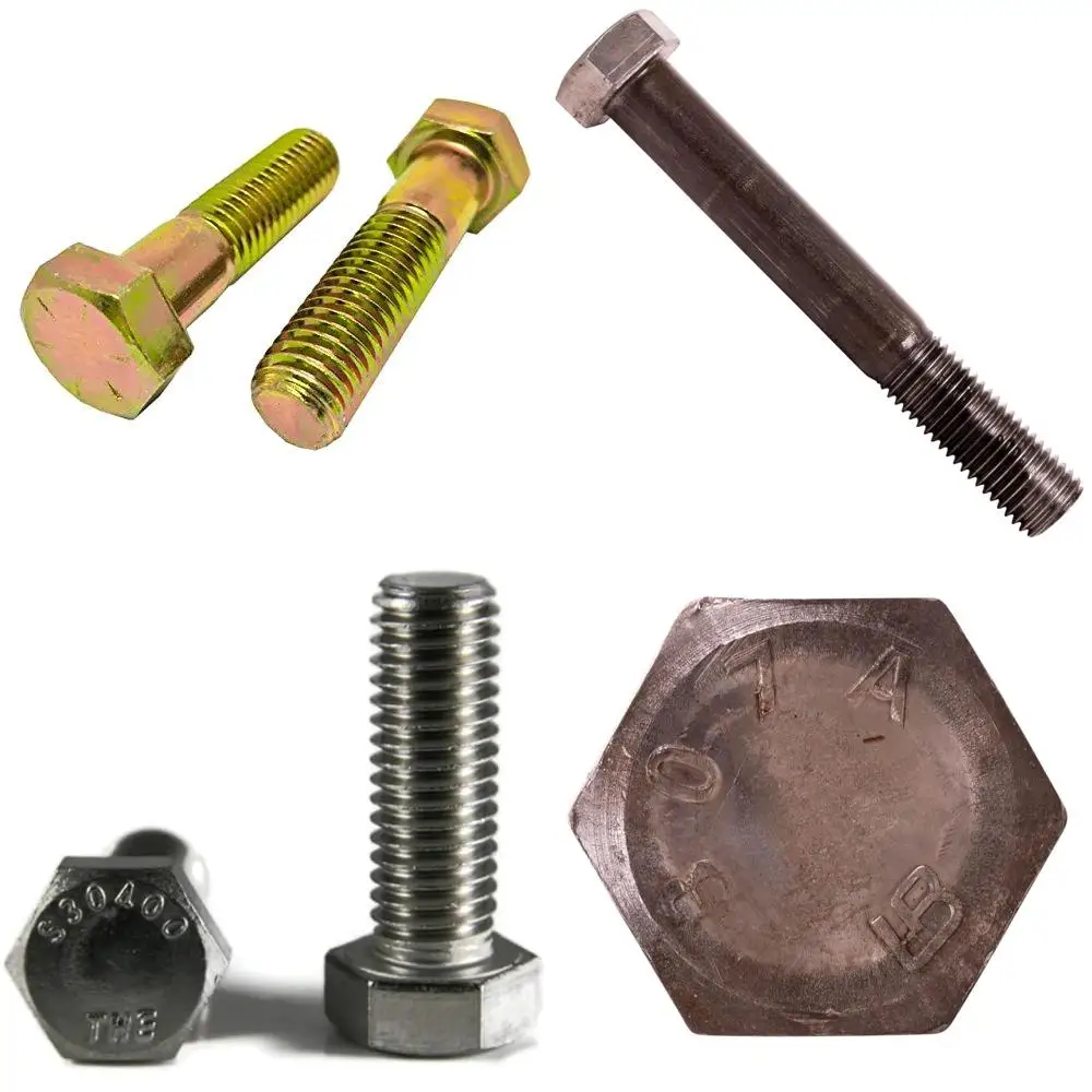 

Винты с шестигранной головкой с оцинкованным желтым покрытием класса 8, 3/4–10 x 4 дюйма, грубая резьба, частичная резьба, длина резьбы 1,75 дюйма, 25-Pi