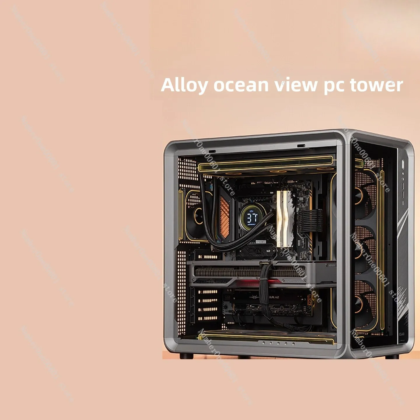 9950X3D/9800X3D RTX5090Dv2/5080/5070Ti Game AI Design Desktop Assembly Computer Host High-end DIY Machine
