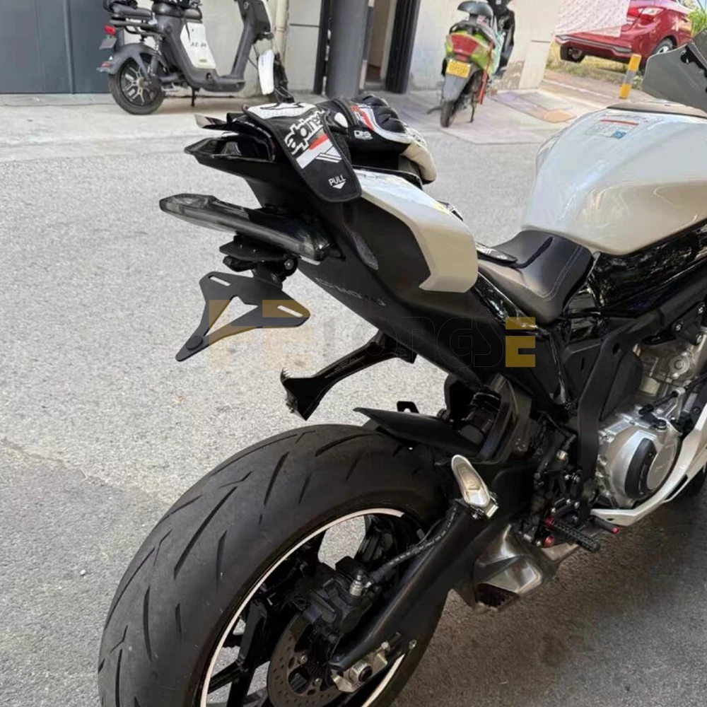 

2026 For CFMOTO 675SR 675SR-R 675NK 675 SR SRR 675 NK 675SRR 2024 2025 License Plate Holder Bracket Tail Tidy Fender Eliminator