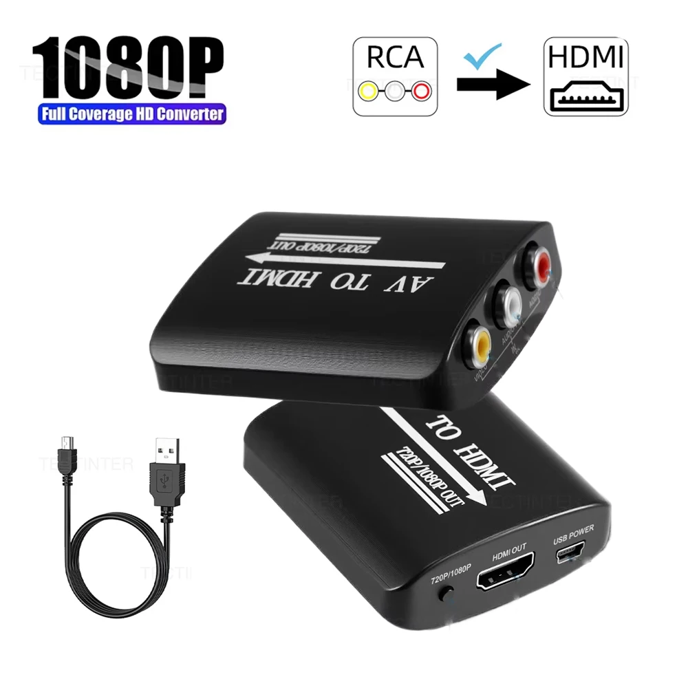 Hd 1080P Av/Rca To … - image