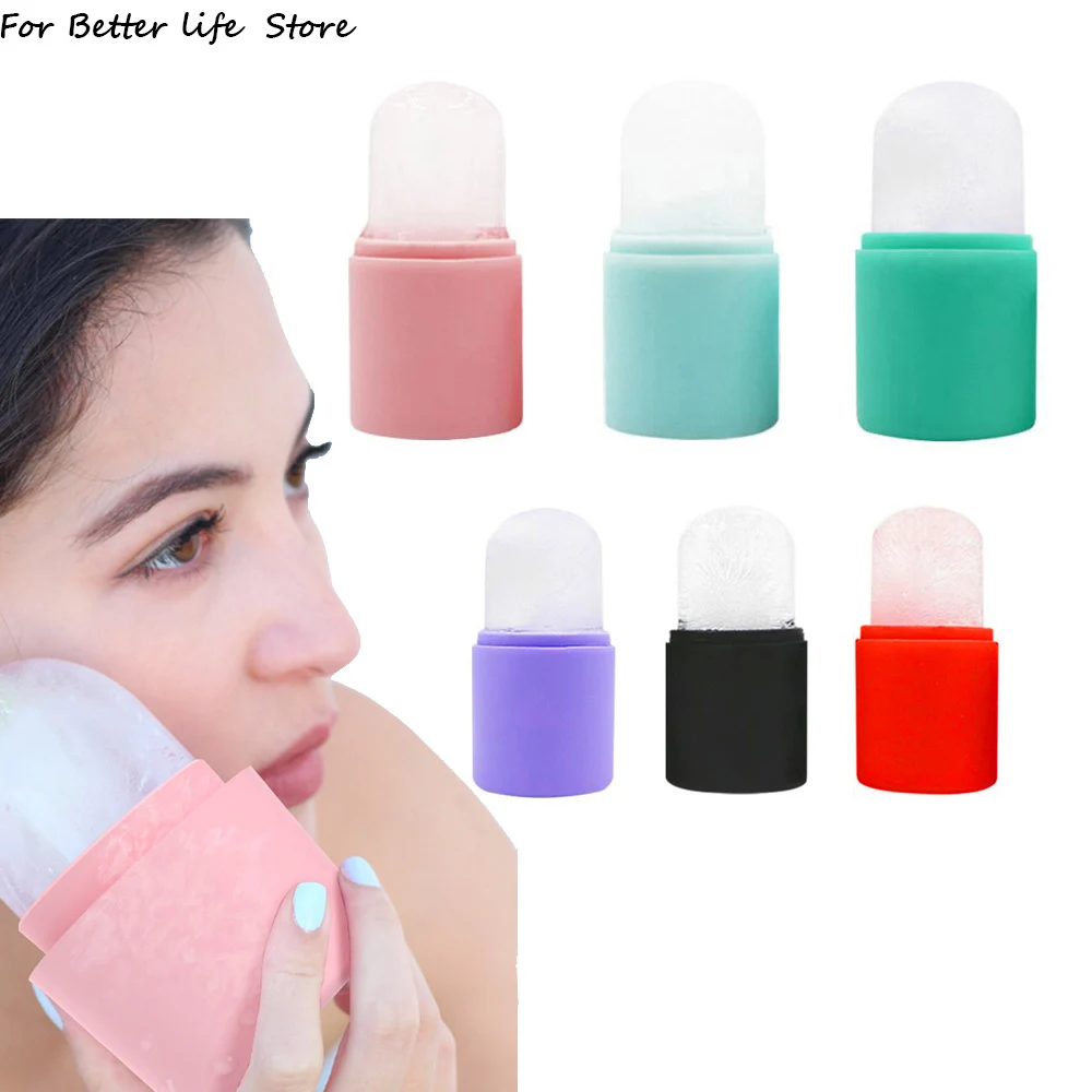 DIY Skincare Beauty Lifting Contouring Tool Silicone Ice Cube Trays Ice Globe Ice Balls Face Massager Facial Roller Reduce Acne