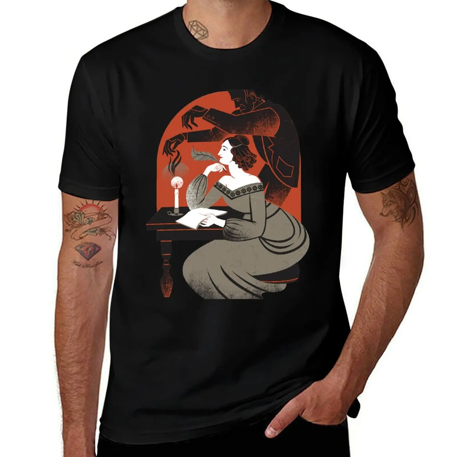 Mary Shelley's Frankenstein T-Shirt summer shirt vintage anime shirt street wear Men's t-shirts