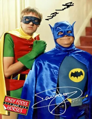 Retro Only Fools Horses inspired Del Boy Rodney Robin Signed Metal Sign