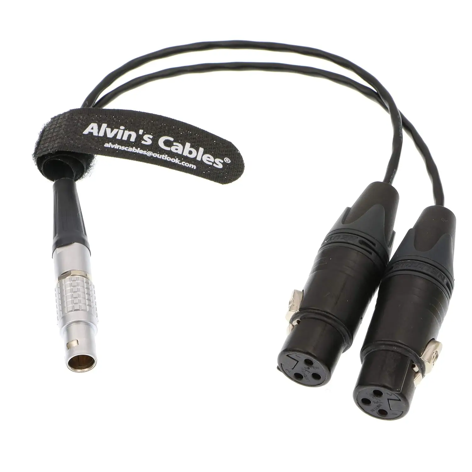 

Alvin's Cables XLR Breakout Audio Input Cable for Atomos Shogun Monitor Recorder 10 Pin to Dual XLR 3 Pin Female