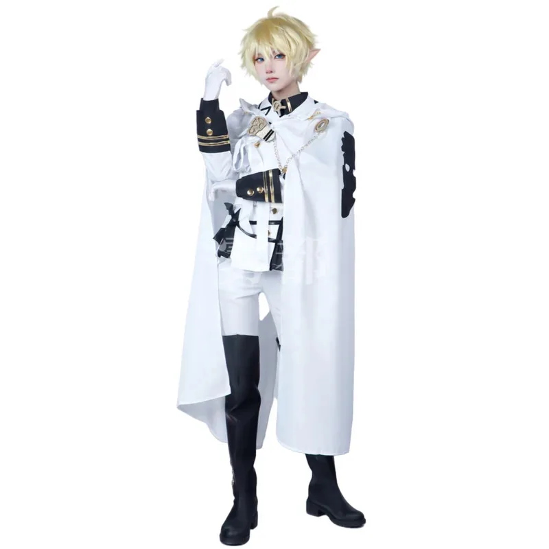 

Anime Seraph of The End Hyakuya Mikaela Cosplay Costume Wig