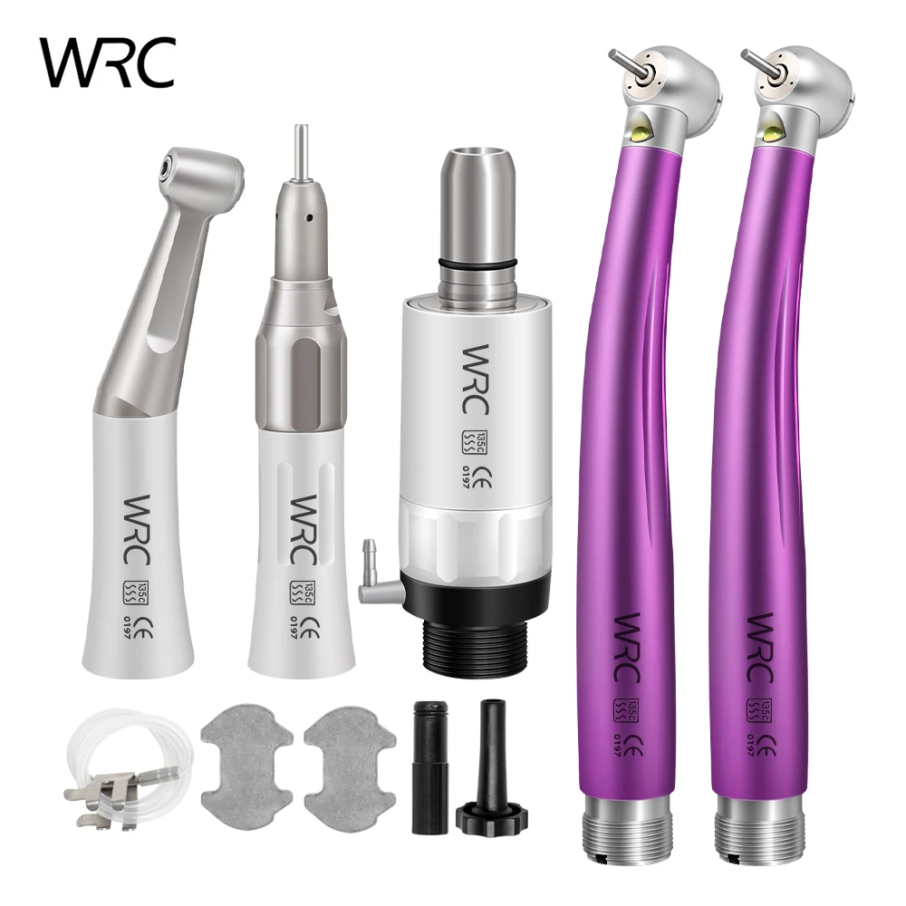 Dental Handpiece Kit High Quality High and Low Speed Handpiece Kit for Dentist Oral 2 Hole Whole Set Dental tools