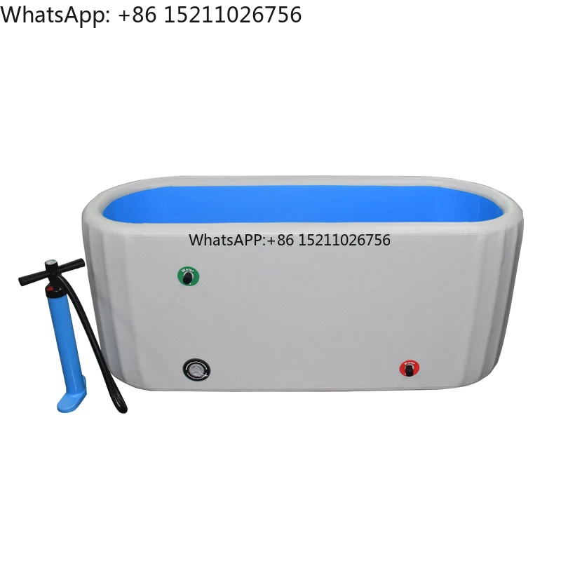 Customized Size Water Chiller Ice Bath Drop Stitch Ice Barrel Bath Inflatable Ice Bath Tub