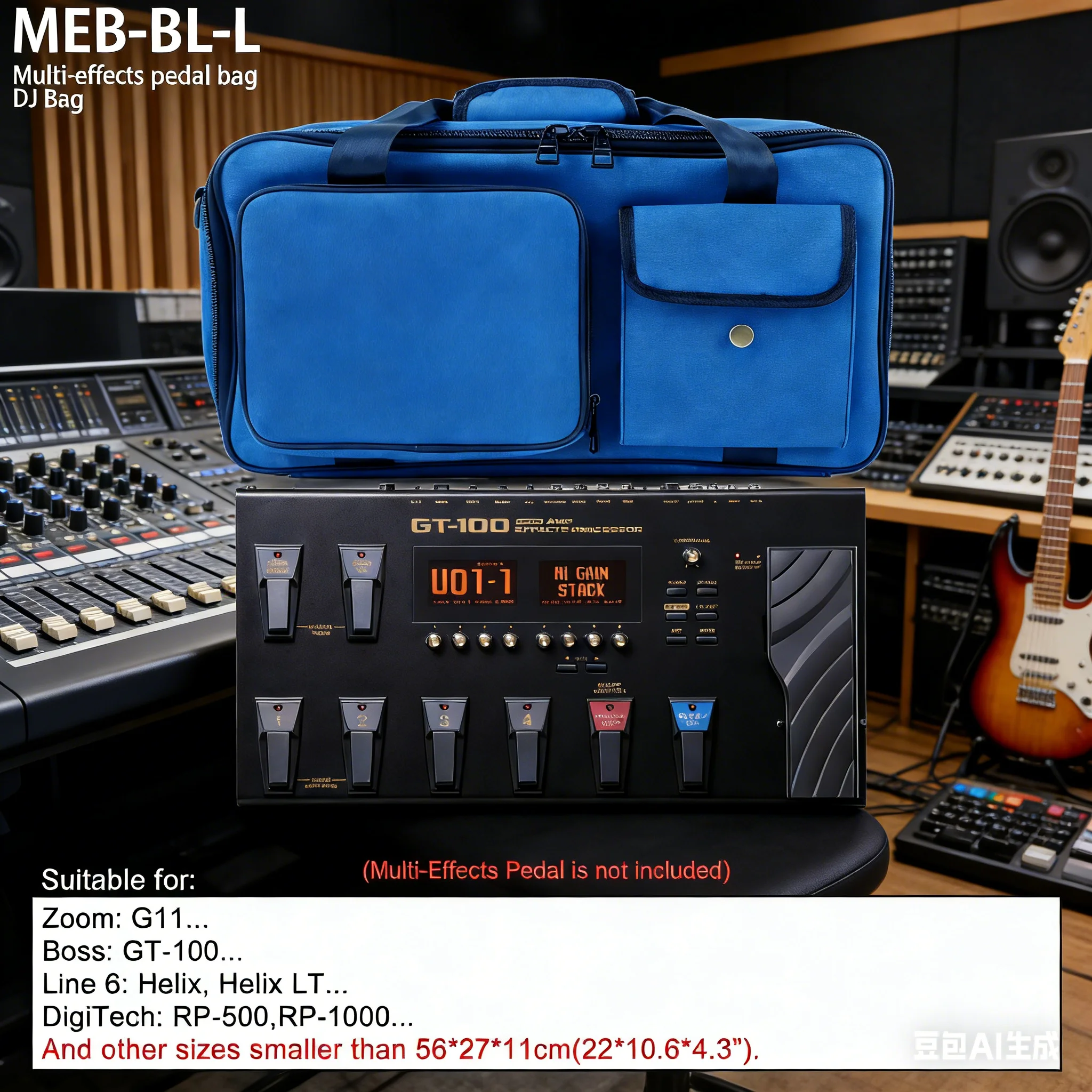 1pc Effect Pedal Package S M L Thickehing Portable Waterproof  Handlebag For Professional DJ Controller Storage Accessories