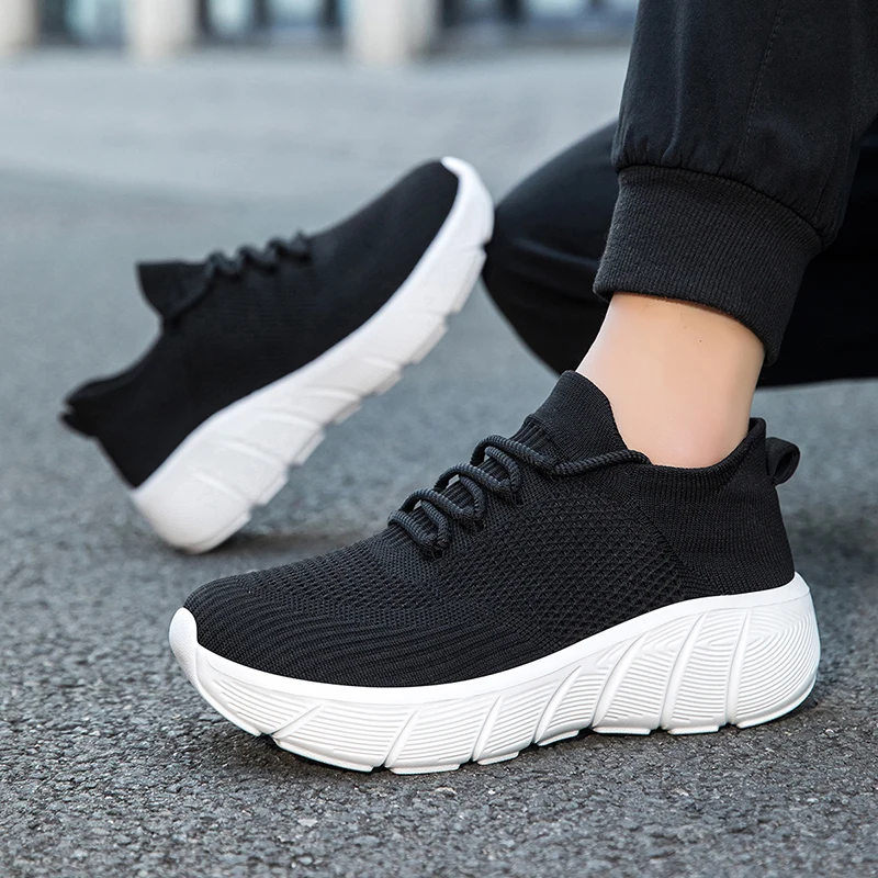 

2026 New All-Season Couple's Breathable Mesh Sock Sneakers Lightweight Non-Slip Plus Size Unisex Athletic Casual Shoes