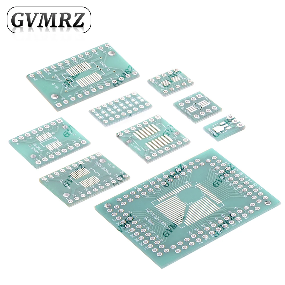 PCB IC Adapter Board SMD to DIP Converter for 0805 0603 0402 SOT23 SOT89 SOT223 SOP TSSOP Series