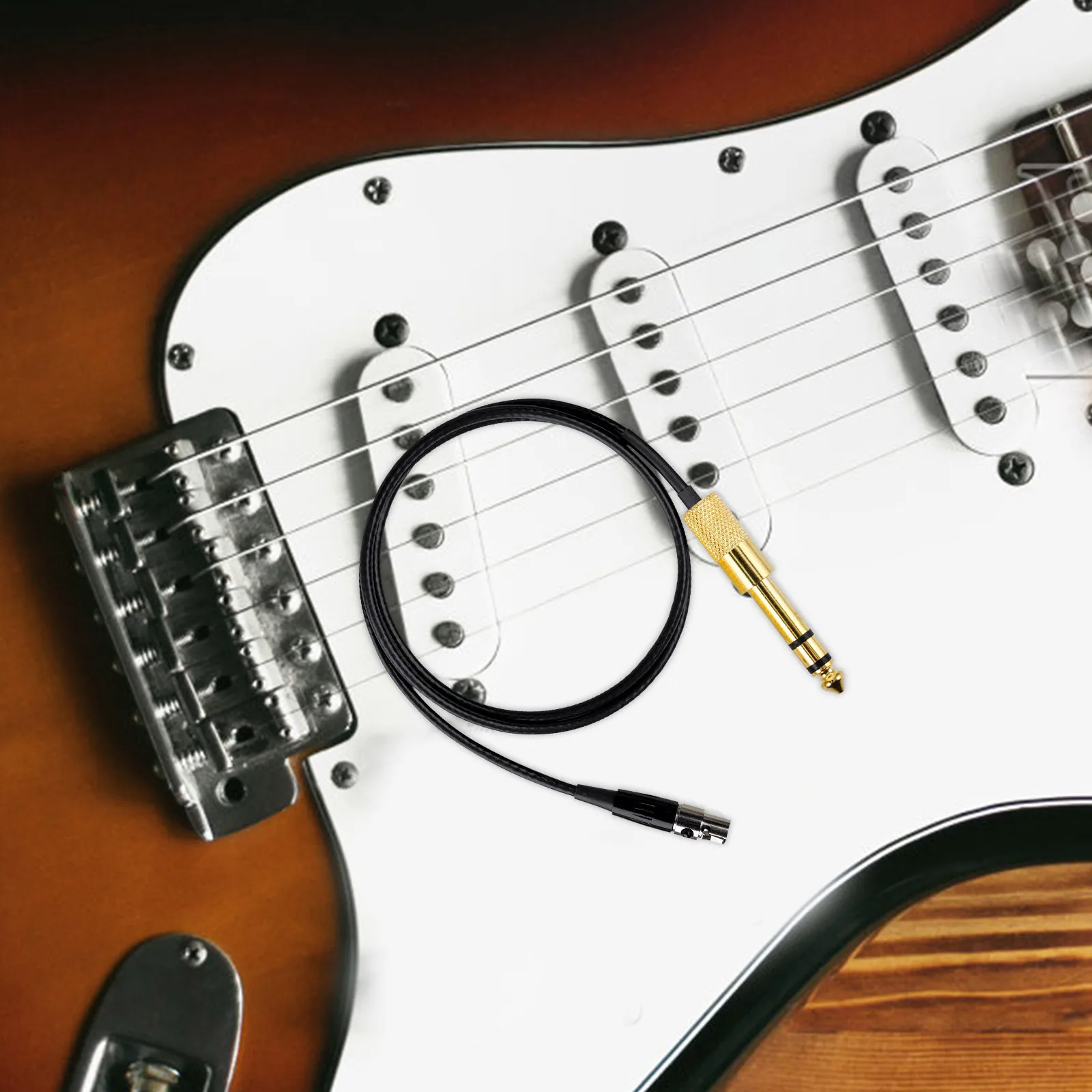 

2Pcs Gold Plated Jack Adapter 3.5mm 6.5mm Headphone Microphone Guitar Piano Audio Connector Adapter for Headphones