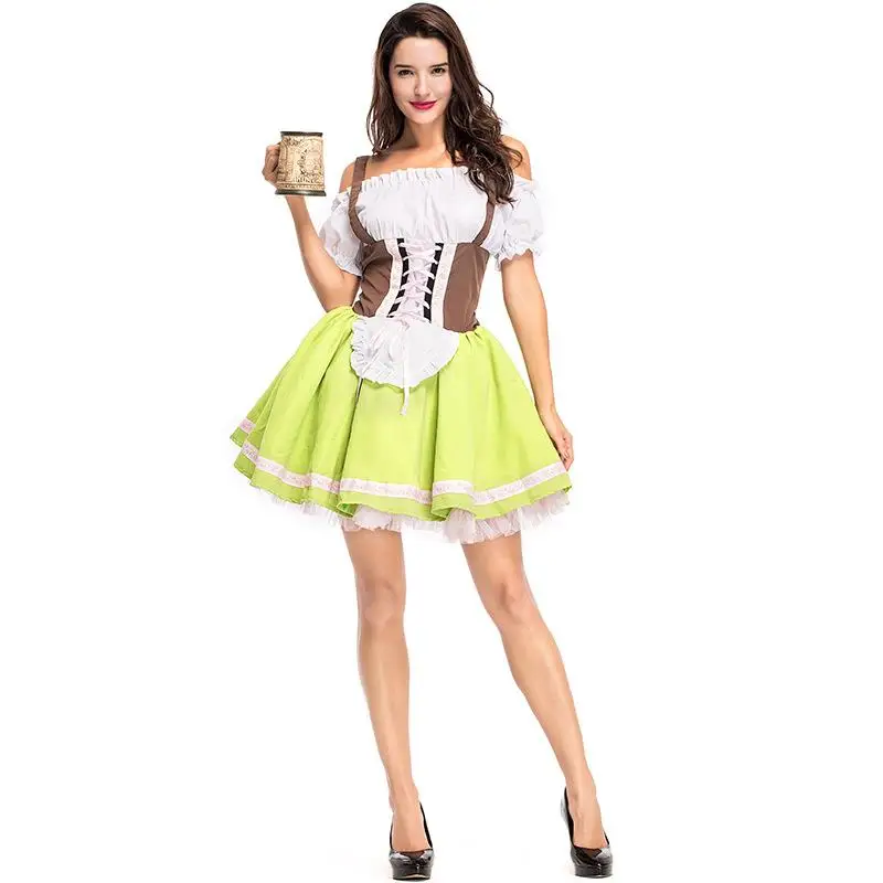 

New een National Sle Beer Festival Clothes Baja Women's Dr Faionable Traditional Costume Autumn 202 Collection