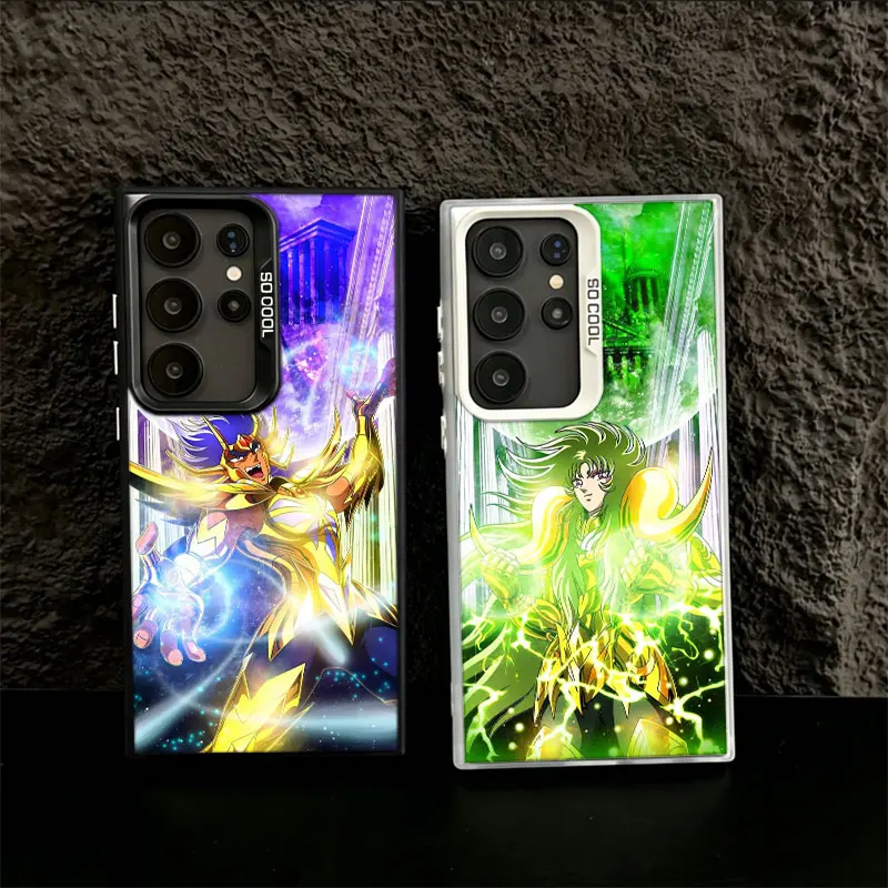 Saint Seiya Knights Of The Zodiac Phone Case for Samsung S26 Ultra S25 Edge S24 FE S23 FE S22 Plus Galaxy S21 S20 Cover Back Ant