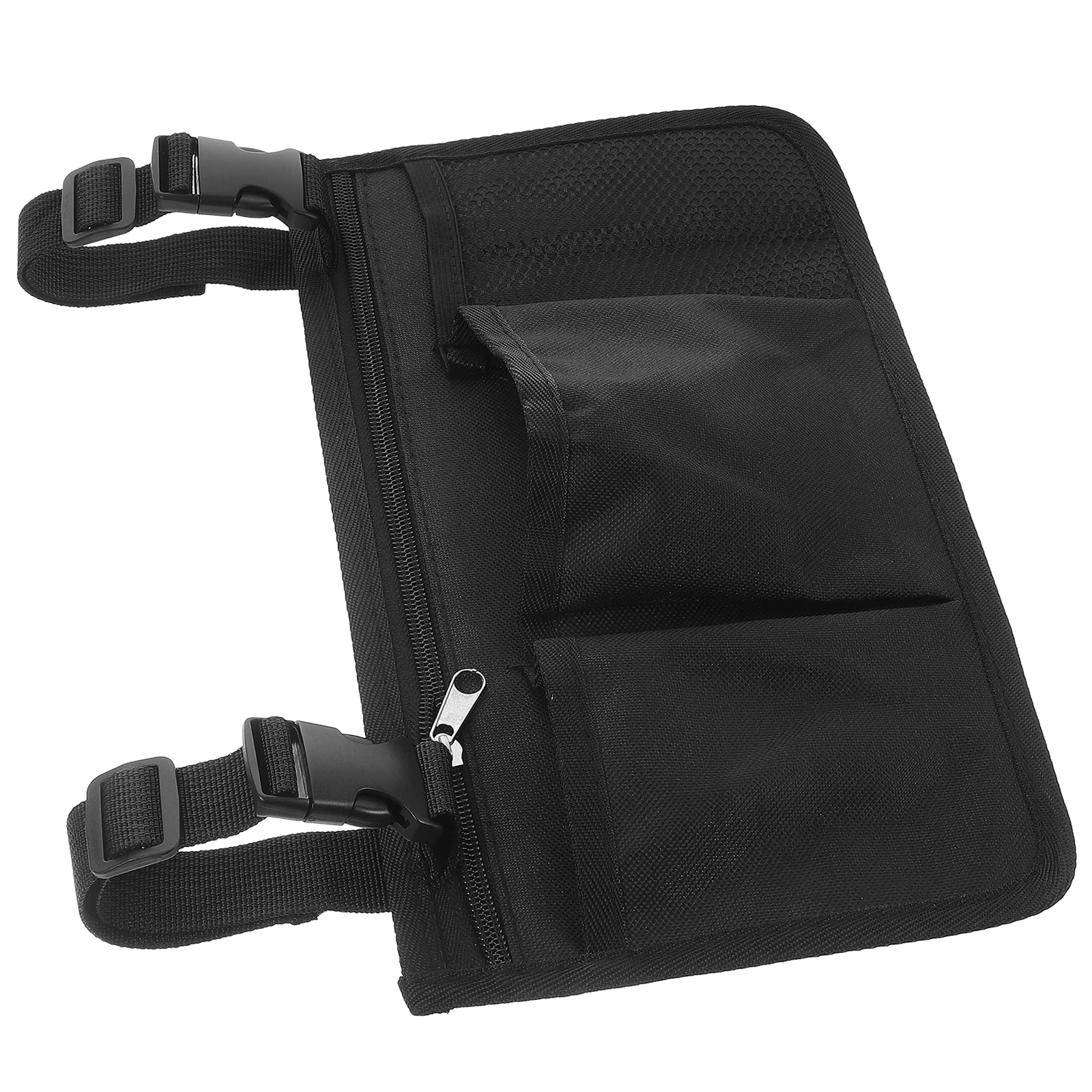 

Practical Wheelchair Armrest Storage Bag Oxford Cloth Side Pouch for Phones Wallets Snacks Medication Compatible with Most