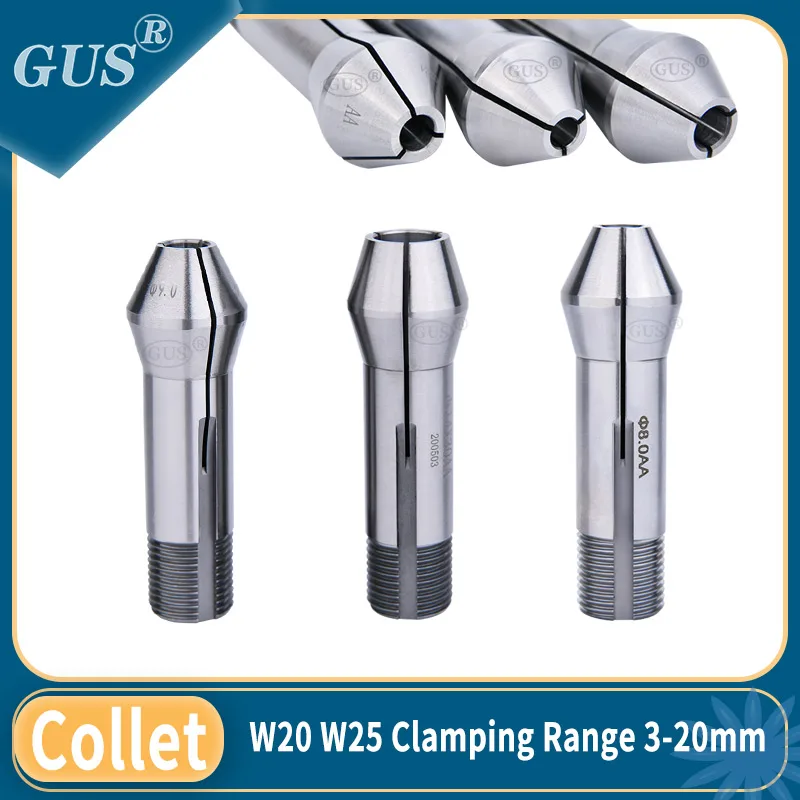 W25 W20 Schaublin Collet High Precision Clamping Range 3-20mm For CNC Lathe Machine 5 Axis Grinder Chuck Spring Collet