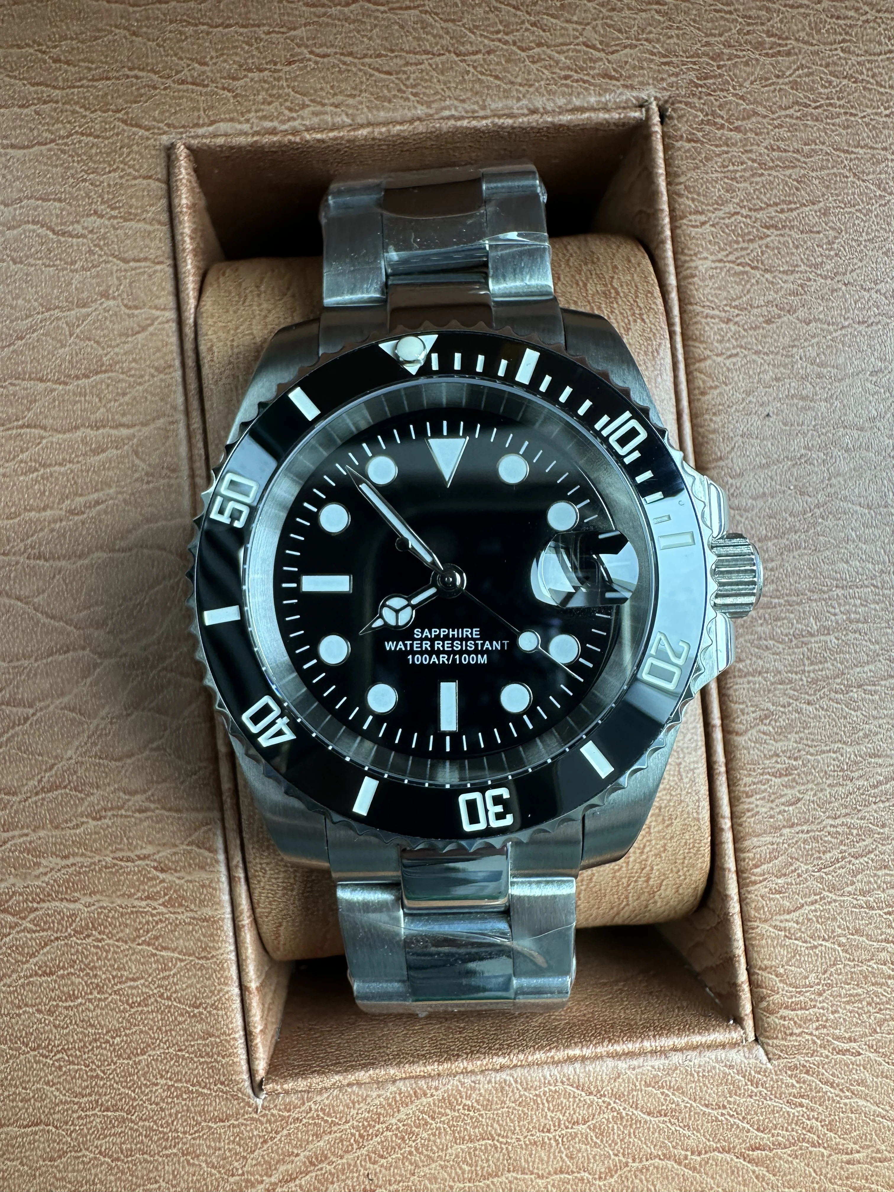 d40mm-sapphire-glass-men's-watch-japanese-quartz-movement-ceramic-bezel-904l-stainless-steel-case-50m-waterproof-men's-swimming