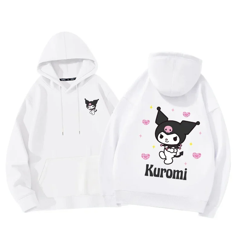 Kulomi Women's Hoodie Women's Spring and Autumn 2024 New Loose Oversize Hoodie Couple Hoodie Coat