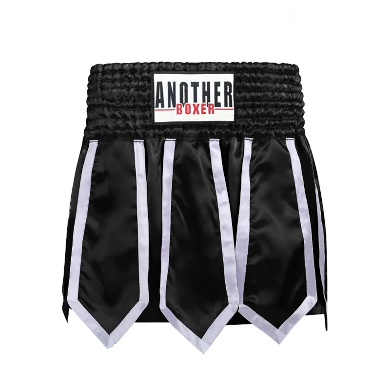 Pantalones cortos de Kickboxing para hombre y mujer, bañadores de boxeo transpirables, ligeros, estampados, Sanda MMA