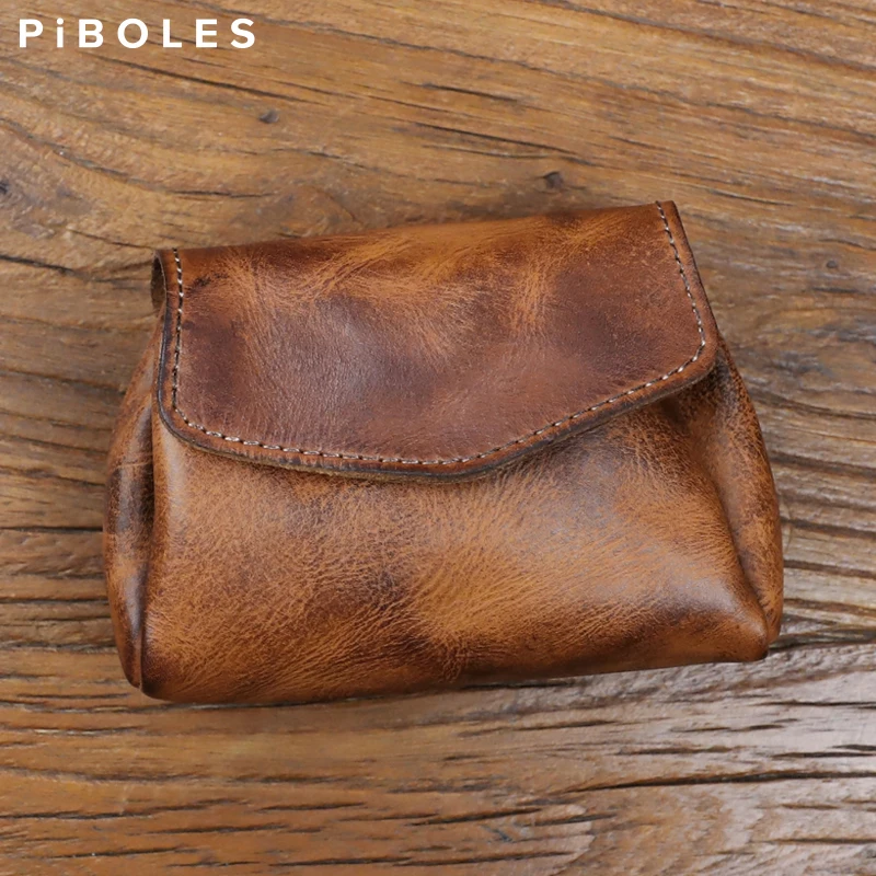 

Men's Coin Purse Casual Genuine Leather Wallets Credit Card Holder Money Bag Small Clutch Money Clip Card Bag For Women