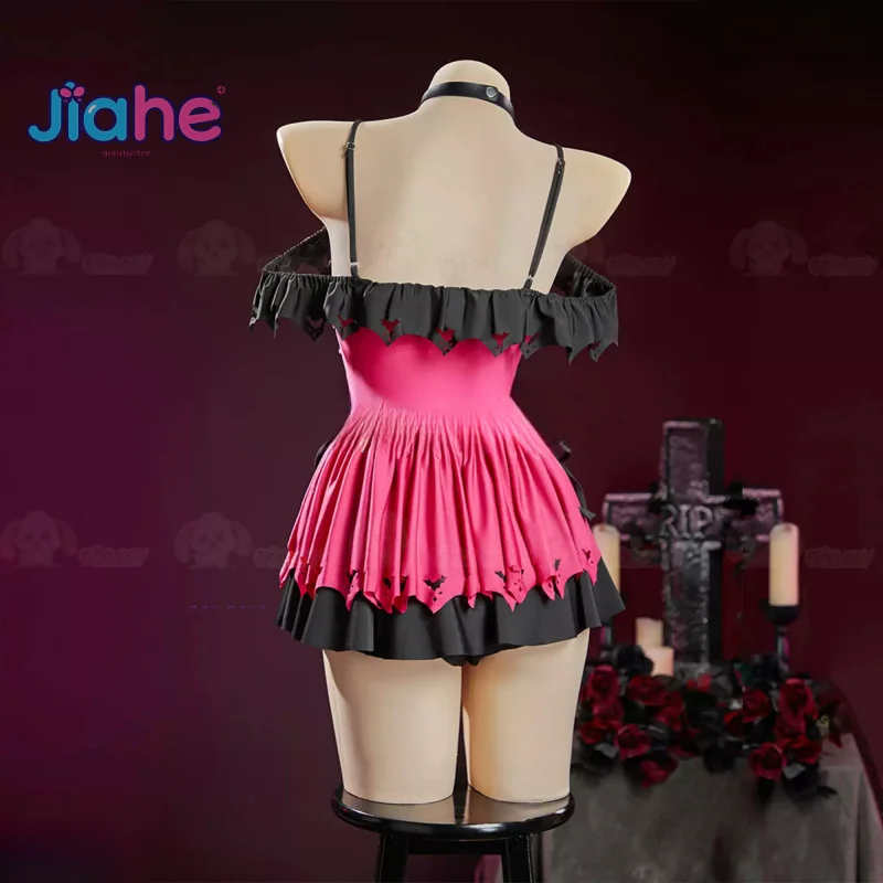 Draculaura косплей костюм аниме высокий сексуальный купальник прекрасная униформа Хэллоуин вечерние наряд для ролевых игр женское милое пляжное платье