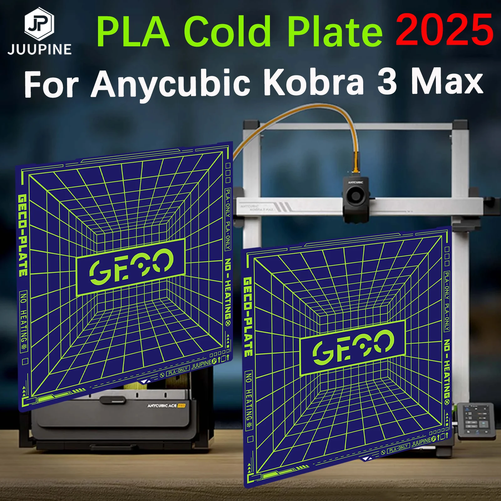 JUUPINE Geco Plate for Anycubic Kobra 3 Max 430x430