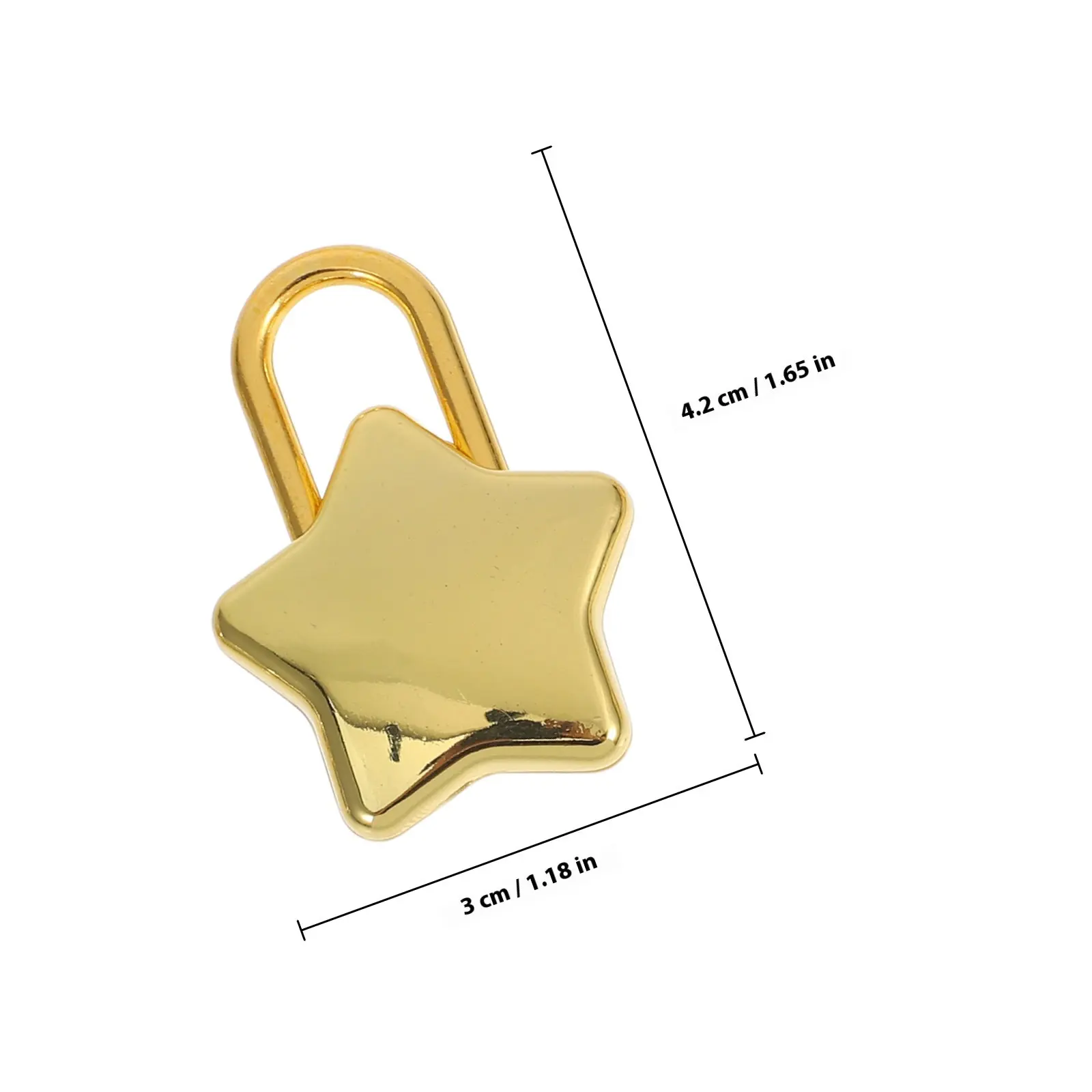 2Pcs Star Shaped Lock Small Padlock Alloy Keys Mini Travel Luggage Suitcase Diary Book Locker Lock Small Padlock