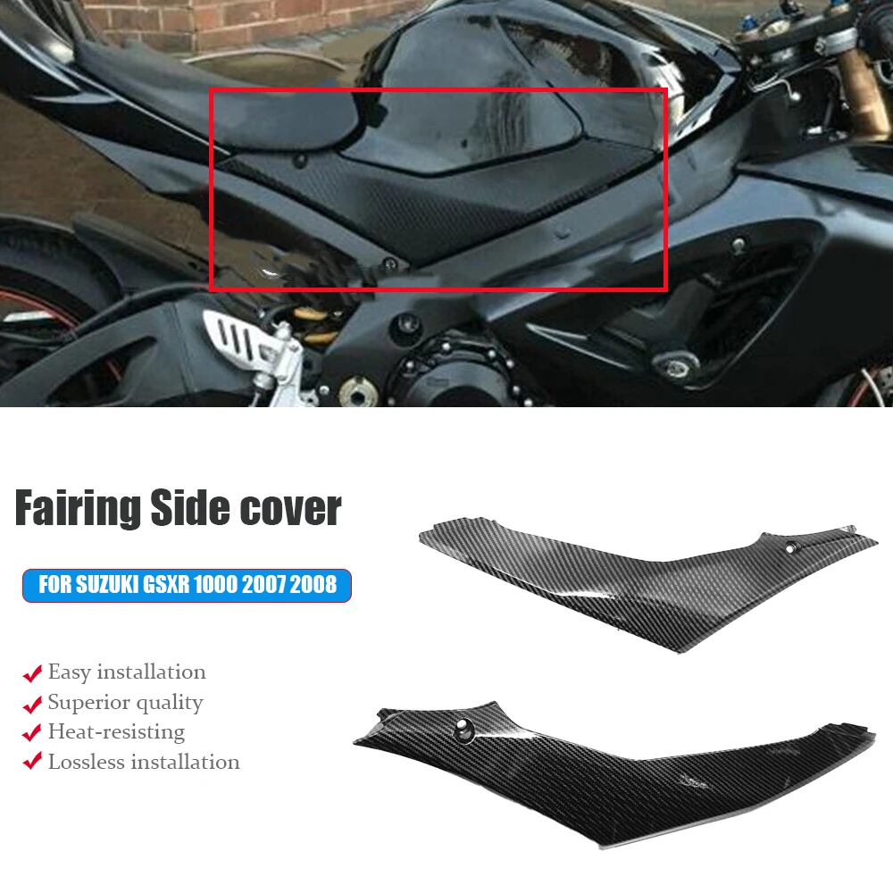 

New Motorcycle Side cover panel Accessories GSX-R1000 Fixed Wing Fairing For SUZUKI GSXR 1000 2007 2008 Aerodynamics Aileron