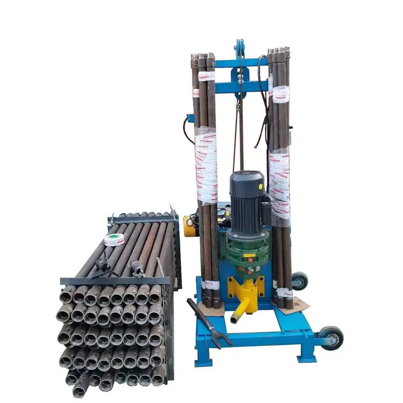 

Fully automatic 100m civil drilling rig remote control lifting water well drilling rig