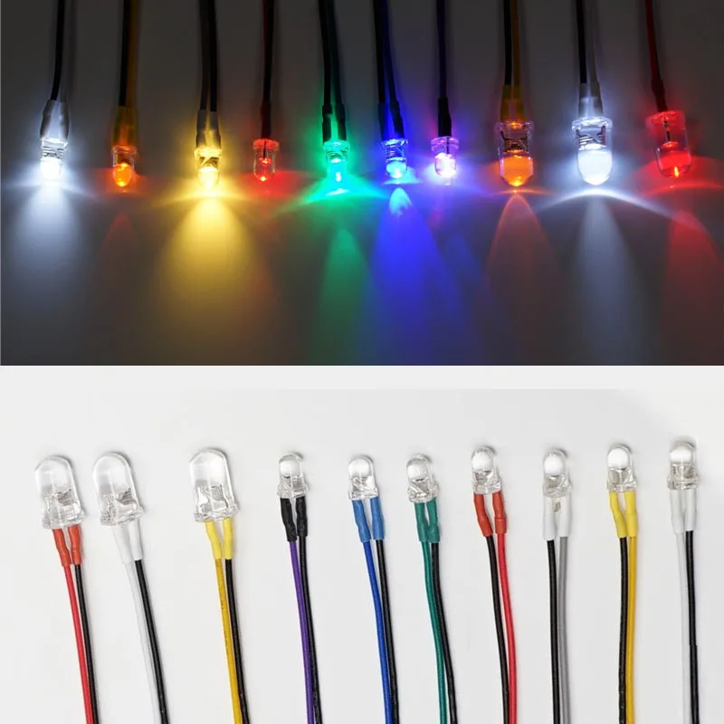 

For 1/14 Tamiya Model Car Light Set 4-in-1 PH2.0 Terminal LED MFC-03 01 for 1/10 Climbing Car Universal LED Colorful Spotlight