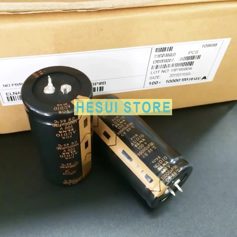 ELNA FOR AUDIO 100V10000UF Audio Fever, Audio Electrolytic Capacitor, Ina Black Gold